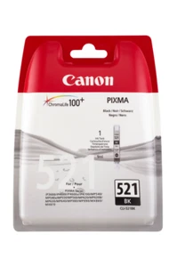 Lot de 2 Cartouches Canon CLI-521 Noir pour Pixma - Imagen 1 de 1