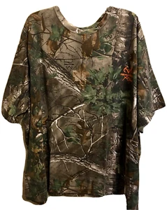 Real Tree Camouflage T-Shirt Size 3XL - Light-Mid Color - Picture 1 of 5