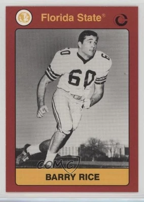 1991 Collegiate Collection Florida State Seminoles Barry Rice #106 - Image 1 of 2