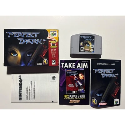 Perfect Dark (Nintendo 64 N64)Works Authentic Complete CIB🔥Nice Shape! - Image 1 of 4