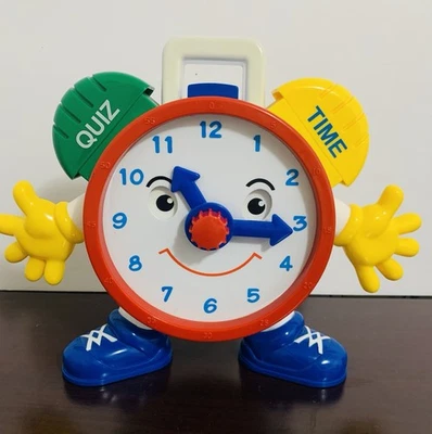 Talking Telly Quiz Reloj de Tiempo Navystar 9" Reloj de Aprendizaje Educativo Hablar Foto 1 de 4