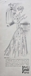 1939 Henri Bendel Beauty preparations toiletries perfumes vintage art  Ad - Picture 1 of 1