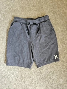 Hurley Hybrid Shorts Youth Small 8-10 Gray Unlined Board Shorts Pockets NWOT! - Picture 1 of 7