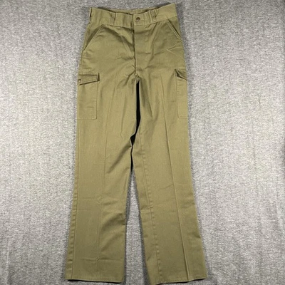 Pantalones Boy Scouts of America Juveniles Grandes Verde Oliva Uniforme Oficial Carga BSA Foto 1 de 4
