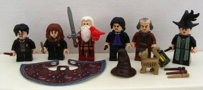 乐高哈利波特迷你人偶套装 76402 哈利赫敏邓布利多斯内普平斯 — 第 1/4 张图片