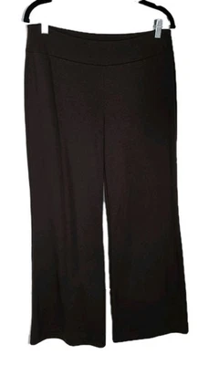 Fashion Bug Wms M Brown Poly Rayon Spandex Pants S27 - Image 1 of 4