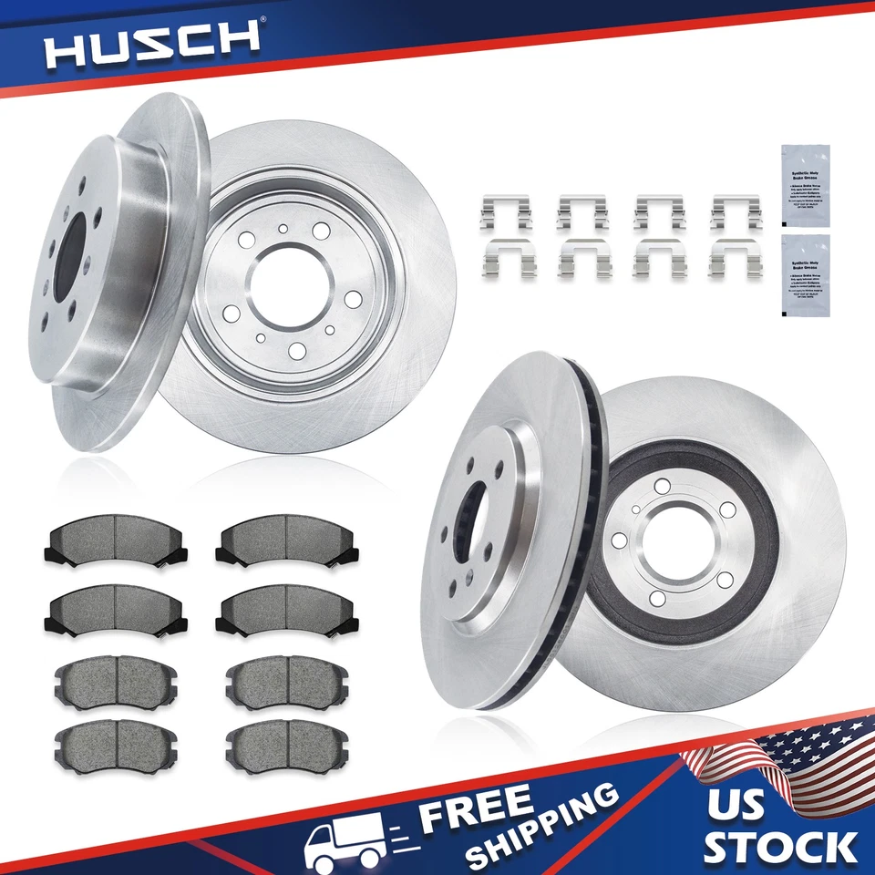 Front Rear Disc Rotors Brake Pads Kit for CHEVROLET IMPALA/ MONTE CARLO - Image 1 of 4