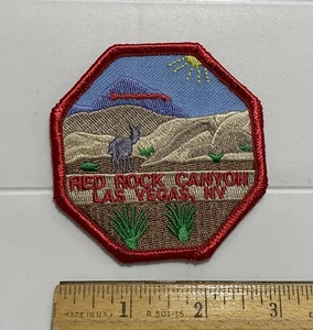 Distintivo toppa ricamato souvenir Red Rock Canyon Las Vegas Nevada souvenir Iron-on - Foto 1 di 3