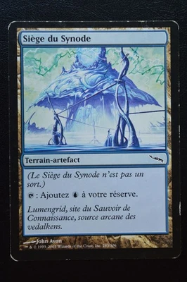 Magic The Gathering MTG SEAT OF THE SYNOD FRENCH Mirrodin HP Damaged - Image 1 of 2