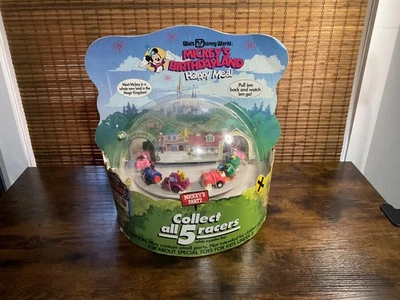RARE! 1988 Mcdonalds Mickey's Birthday Happy Meal Display Case & Set - (READ) - Image 1 of 4