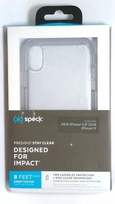 Funda Speck Presidio Stay Clear para Apple iPhone X/XS - Transparente Foto 1 de 3