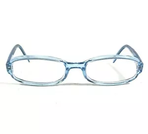 Emporio Armani 652 429 Eyeglasses Frames Clear Blue Rectangular Oval 52-18-135 - Picture 1 of 10