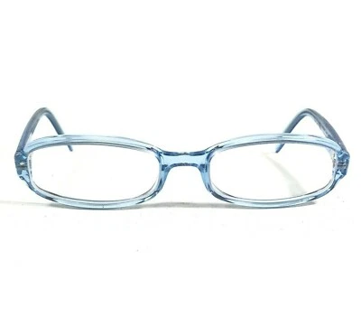 Emporio Armani Eyeglasses Frames 652 429 Clear Blue Rectangular Oval 52-18-135 - Image 1 of 4