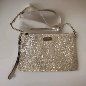 Cartera/muñequera bandolera JUSTICE Girls plateada brillante - Imagen 1 de 6