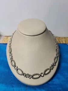 Barbara Bixby Sterling and 18k Elegant Necklace 20 With Box and Pouch - Picture 1 of 13