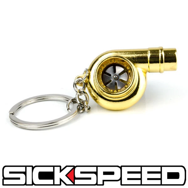 24K/GOLD TURBO BEARING 钥匙链 金属钥匙圈/链子 WHISTLE BOOSTED SPOOLING P2 — 第 1/1 张图片