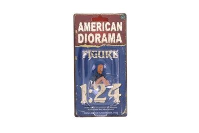 Seated Couple Series III American Diorama 1:24 Scale Figure Lady Woman 1.5" - Image 1 of 2