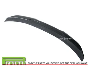 PS Style Trunk Lip Carbon Spoiler For 2007-2013 E92 328i 335i M3 Coupe CF - Picture 1 of 2