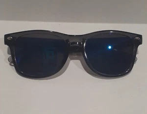 Kids Black Frame Blue Shade Sunglasses - New - Picture 1 of 3