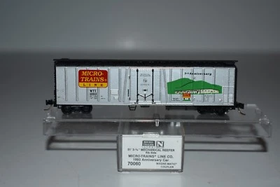 N Scale MTL 70060 Micro-Trains Line 3rd Anniversary 51' Mech. Reefer 1993 C6826 - Image 1 of 2