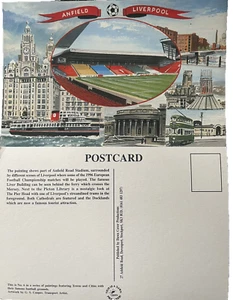 Liverpool Football Club Anfield Unused Postcard - Picture 1 of 1