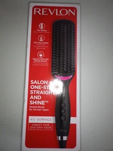 REVLON Salon One-Step Straight and Shine XL Spazzola Ionica Calda - Foto 1 di 3