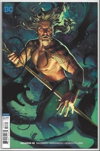 AQUAMAN #48 (2016) ~ CARD STOCK VARIANT ~ NEAR MINT 9.4 - Bild 1 von 2