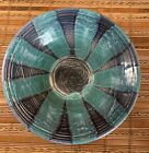 2003 Blue Teal Glaze Dryden Pottery Bowl Dish Hot Springs Ar Signed 8.5 X 3.25