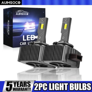 2x D1S LED Headlight Bulb 6000K 100W Hi/L Beam HID Xenon Conversion Combo Kit A+ - Picture 1 of 11
