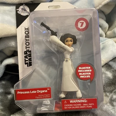 Disney Star Wars Toybox Princesa Leia Organa Exclusiva Figura de Acción con Bláster Foto 1 de 4