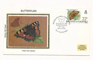 D462090 D415357 Guernsey FDC Butterflies Small Tortoiseshell - Picture 1 of 1