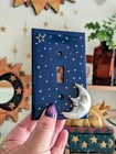 Celestial Light Switch Cover, 90s Vintage Celestial Inspired, Whimsigoth 