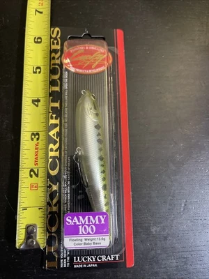 Señuelo Lucky Craft Sammy 100 F Baby Bass Topwater 4" 1/2 oz flotante nuevo en caja Foto 1 de 4