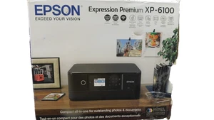 Epson Expression Premium XP-6100 Wireless All-in-One Photo Printer -Damaged - Picture 1 of 6