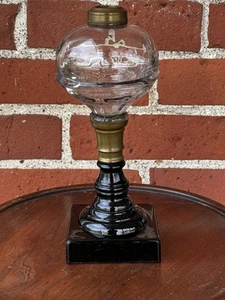 Antique 1859 Ring Punty Kerosene Oil Lamp #1 Oil Burner - Picture 1 of 15