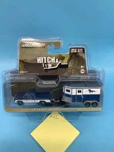 1:64 Greenlight 1972 Ford F-150 and horse trailer CHASER - Bild 1 von 6