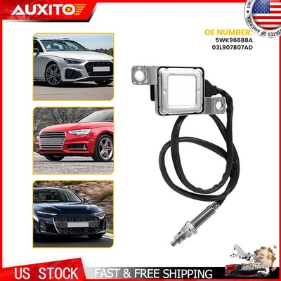 For 2012-2015 VW Passat 2.0L Audi A4 A5 A6 A7 A8 Q5 S4 NOX Sensor 5WK96688A - Image 1 of 4