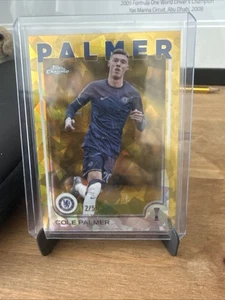 Topps 2024-25 Cole Palmer Chelsea Gold /50 UCC Chrome Sapphire - Picture 1 of 11
