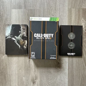 Call of Duty: Black Ops II 2 Hardened Edition Microsoft Xbox 360 2012 Game CIB - Picture 1 of 12