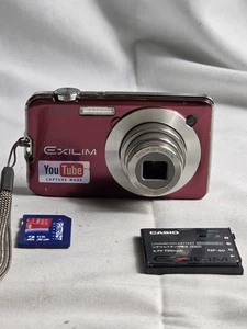 Casio Exilim Card EX-S10 10,1 MP Cámara Digital Roja + Batería + Tarjeta SD - Probada  - Imagen 1 de 4