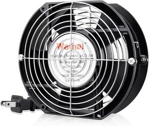 Wathai AC 110V 120V Axiallüfter Big Airflow High Speed Dual Ball 172mm x 150mm... - Bild 1 von 6