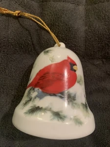 Porzellan Weihnachts Kardinal Glocke - Bild 1 von 2