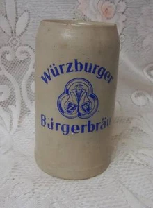 Vintage German Wurzburger Stoneware Beer Stein Mug - Picture 1 of 1