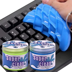 2 Pack Dust Cleaner Keyboard Cleaning Gel Universal Cleaning Slime for Car Clean - Picture 1 of 7