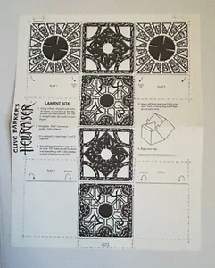 Cómics de Marvel 1989 Hellraiser Clive Barker Lament caja papel cortado y doblado - Imagen 1 de 4