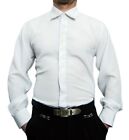 Herren Hemd K2 Schwarz o Weiß mit Gold oder Silber Stick Langarm Herrenhemd