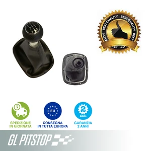 POMELLO E CUFFIA CAMBIO PER AUDI A3 5 M. “R” IN ALTO A SX (h145mm L95 mm)96 '03 - Foto 1 di 1