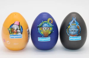 VTG Lot Playmobil Easter Eggs 1997-2005 Pirate Knight Princess w/Kitty SEALED - Picture 1 of 5