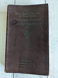 1927 Central Mercantile Bank & Trust Executive Diary Broadway Central Bank Run - Picture 1 of 12