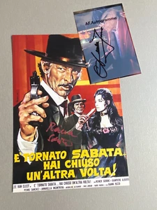 REINER SCHÖNE "SABATA KEHRT ZURÜCK" In-person signed Foto 20x28 Autogramm+Foto - Picture 1 of 1